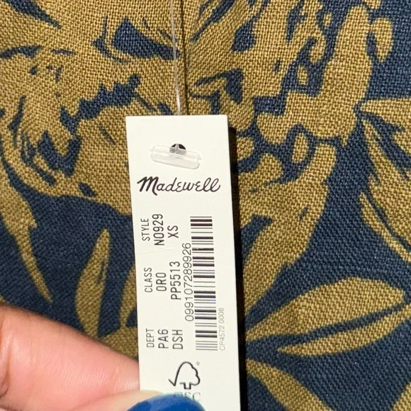 NWT Madewell Clean Pull On Shorts in Deep Shadow - Picture 6 of 6